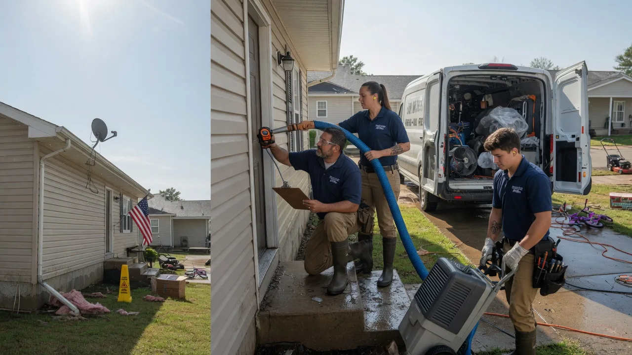 Ceiling Water Damage Restoration in Kingsville, OH near me